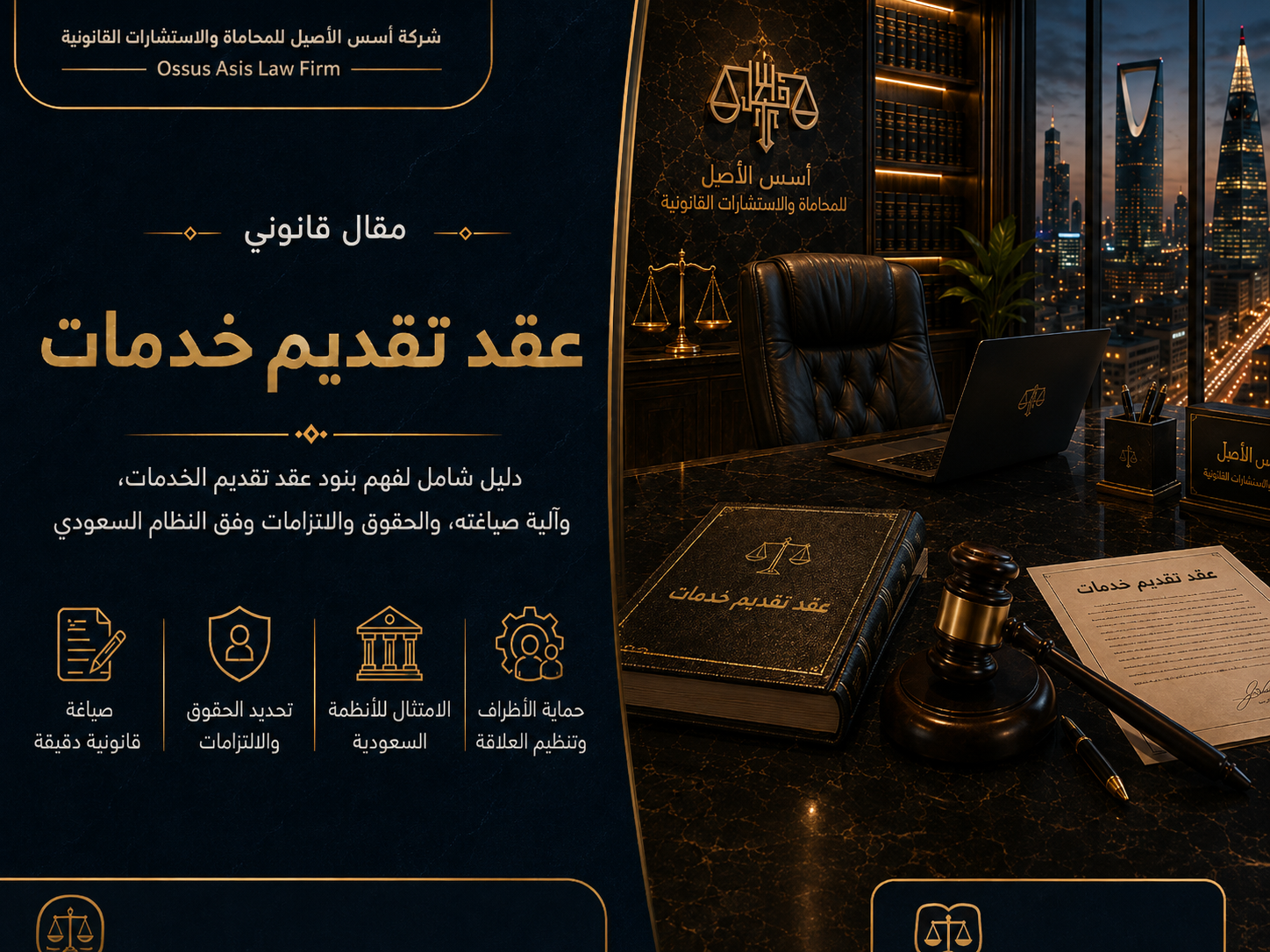 عقد تقديم خدمات